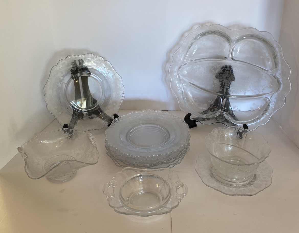 Photo 1 of GLASSWARE PLATES AND SERVEWARE