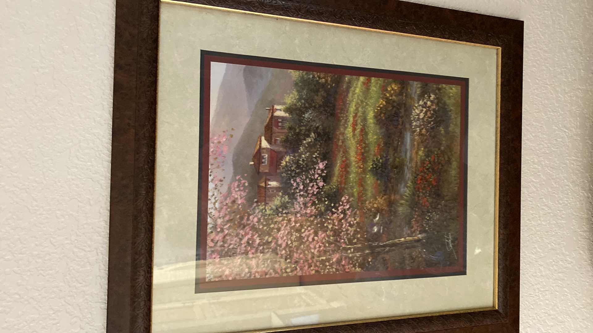 Photo 1 of PAIR OF FRAMED SIGNED PRINTS LANDSCAPE ARTWORK 19” x 23 1/2”