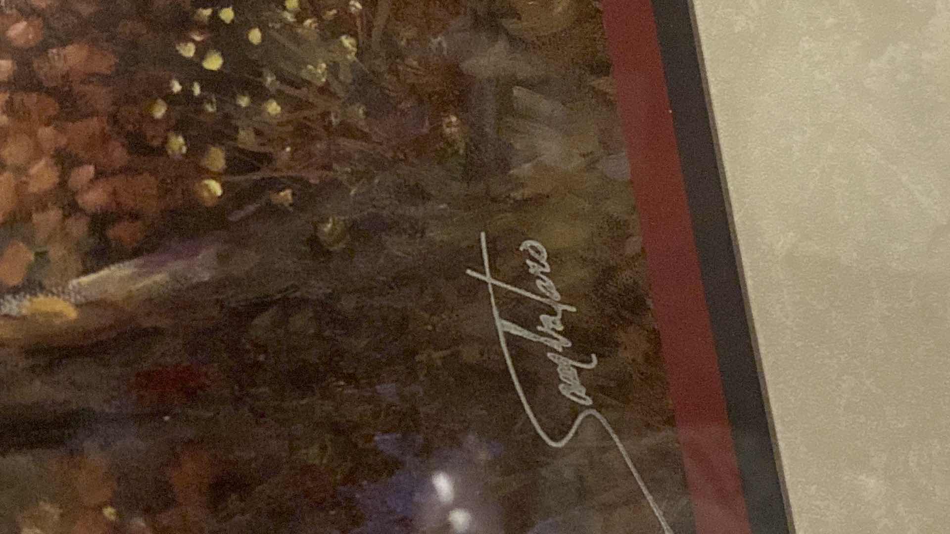 Photo 5 of PAIR OF FRAMED SIGNED PRINTS LANDSCAPE ARTWORK 19” x 23 1/2”