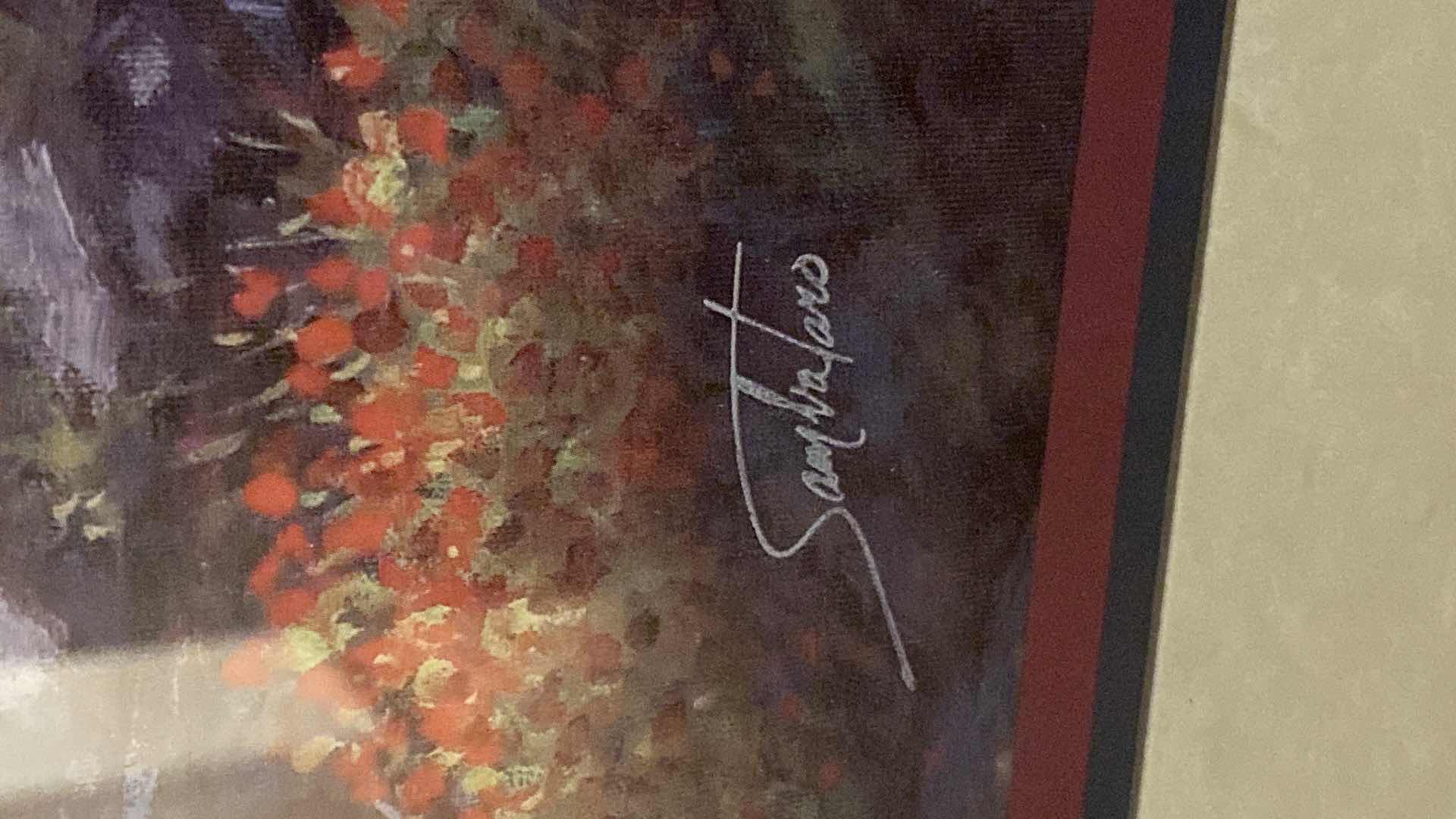 Photo 4 of PAIR OF FRAMED SIGNED PRINTS LANDSCAPE ARTWORK 19” x 23 1/2”