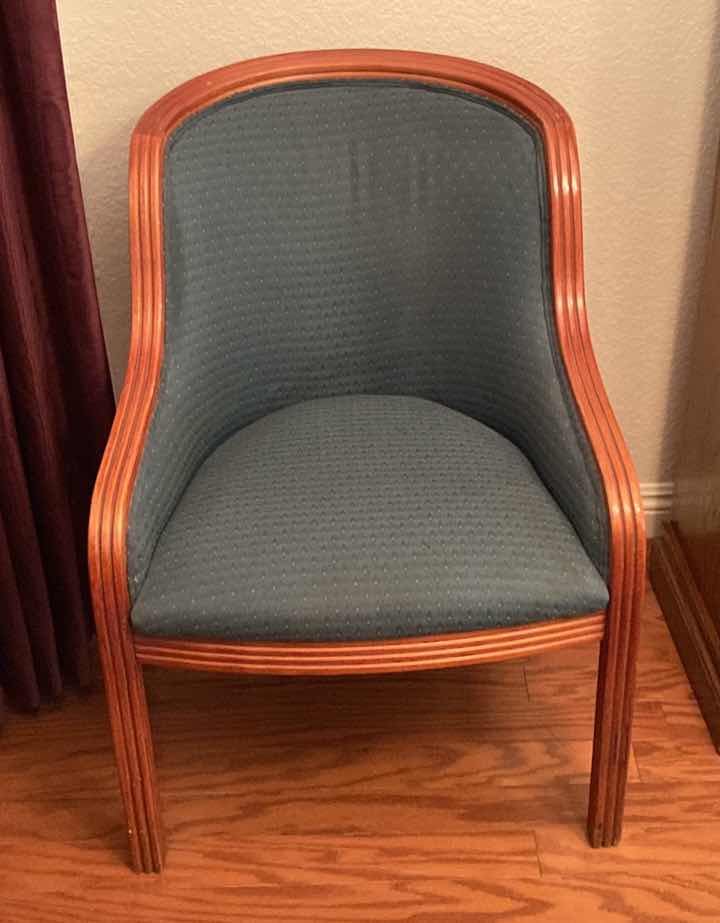 Photo 1 of TEAL OCCASIONAL CHAIR