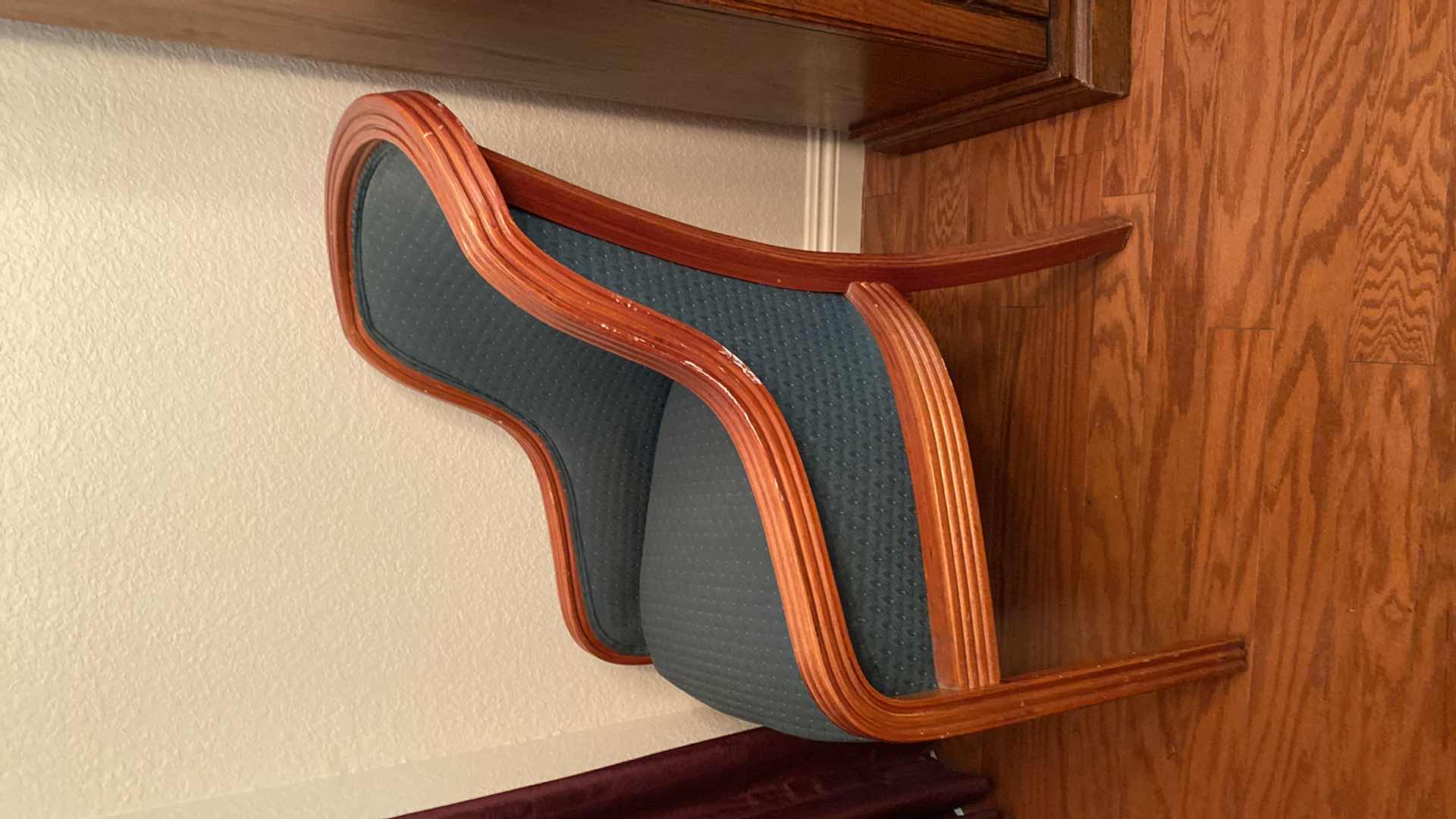 Photo 3 of TEAL OCCASIONAL CHAIR