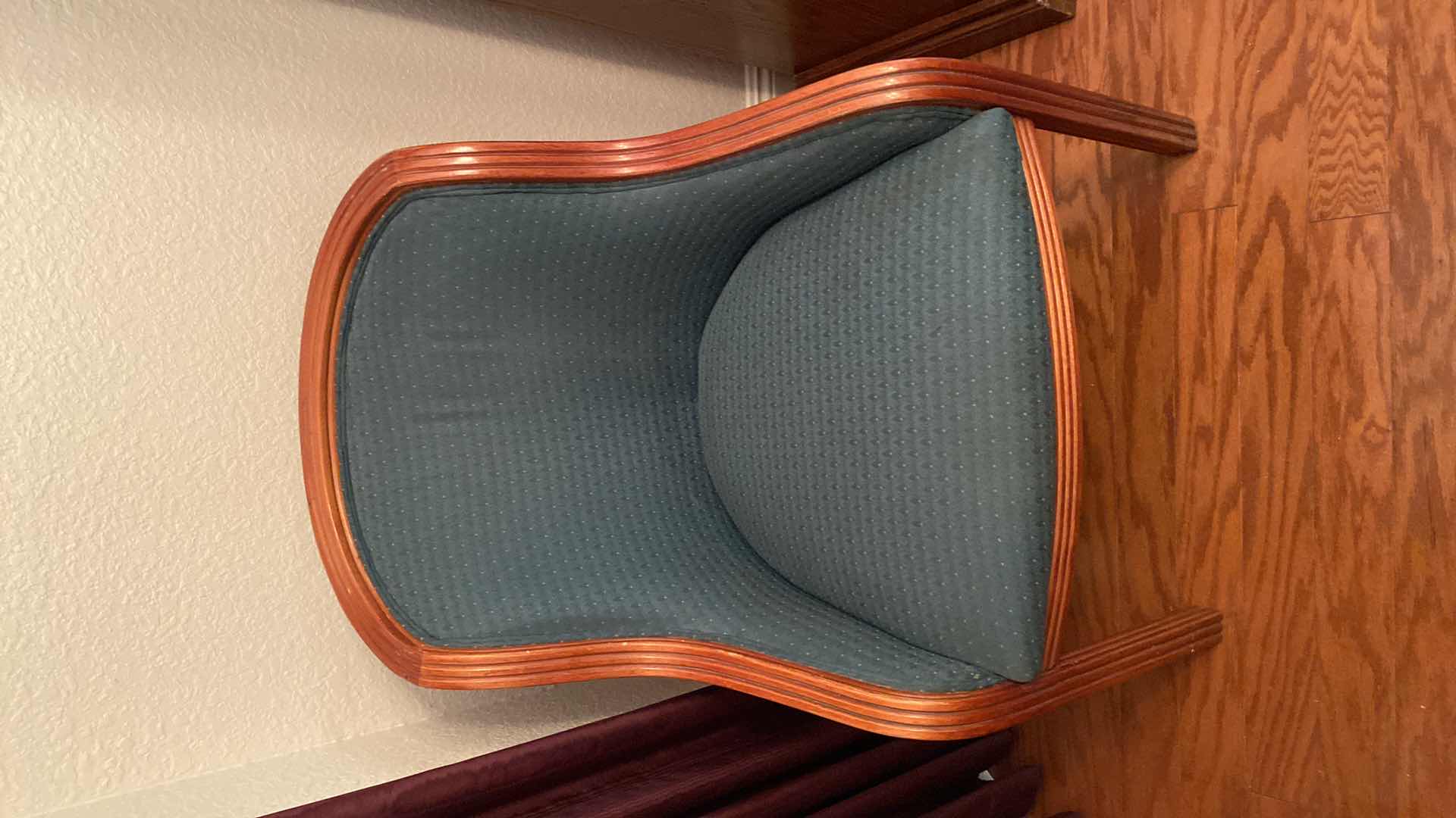 Photo 1 of TEAL OCCASIONAL CHAIR