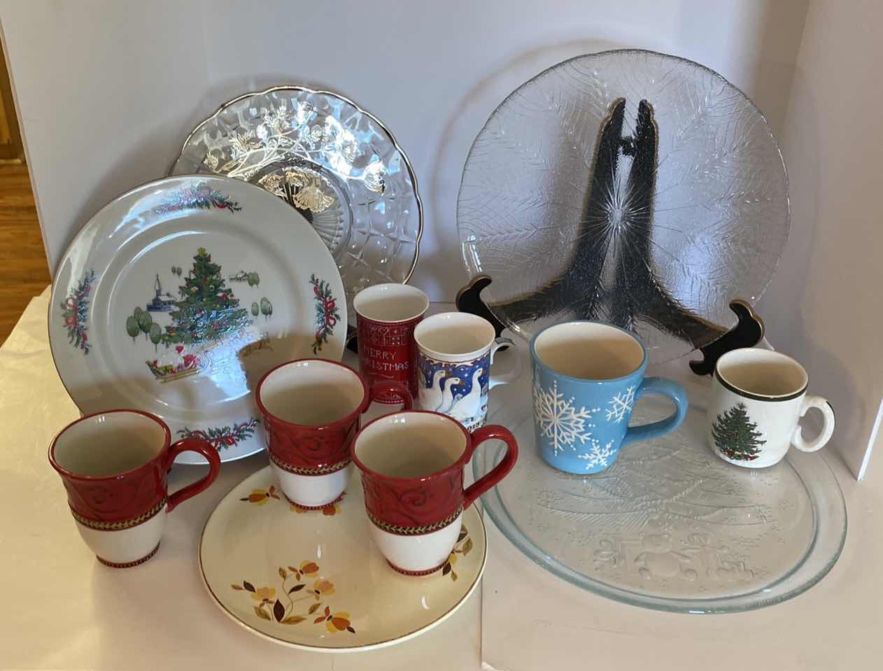 Photo 1 of HOLIDAY PLATTERS AND CUPS