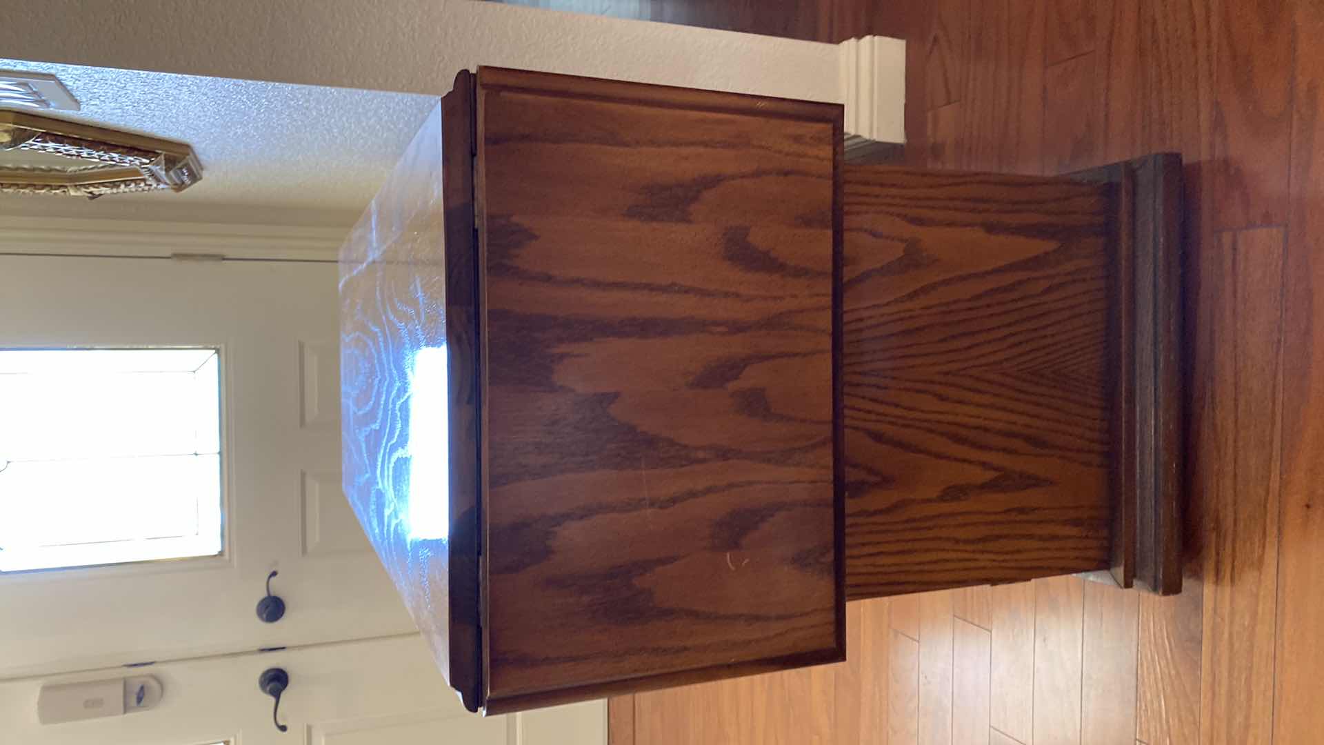 Photo 1 of VINTAGE OAK BAR CART CLOSED MEASUREMENT 42“ x 18 1/2“ H 30”