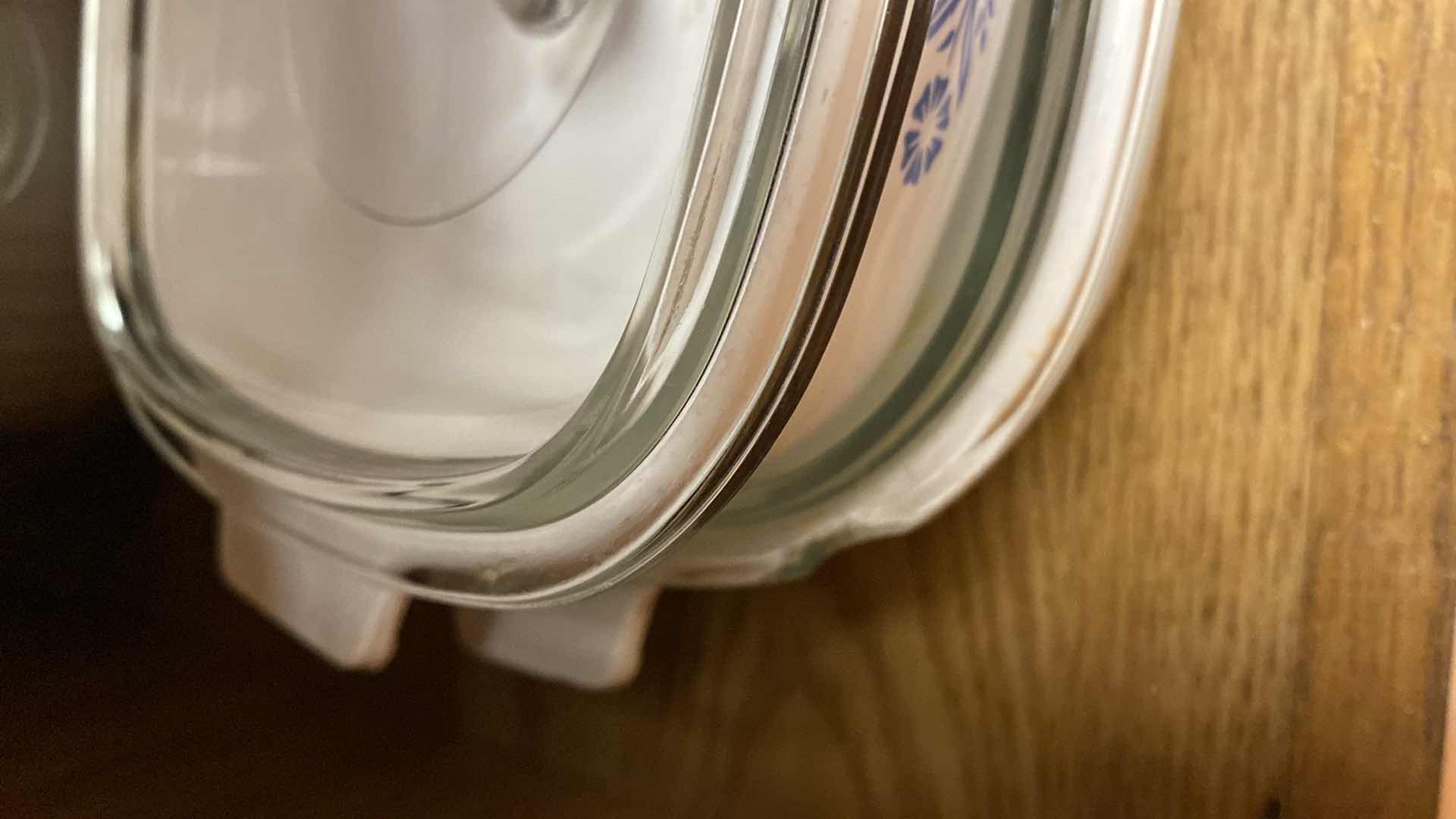 Photo 1 of CONTENTS OF KITCHEN CABINET PYREX AND CORNING WARE