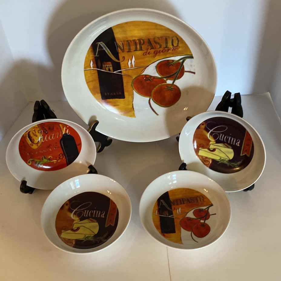 Photo 1 of CONTENTS OF KITCHEN CABINET 5 PIECE PASTA SET