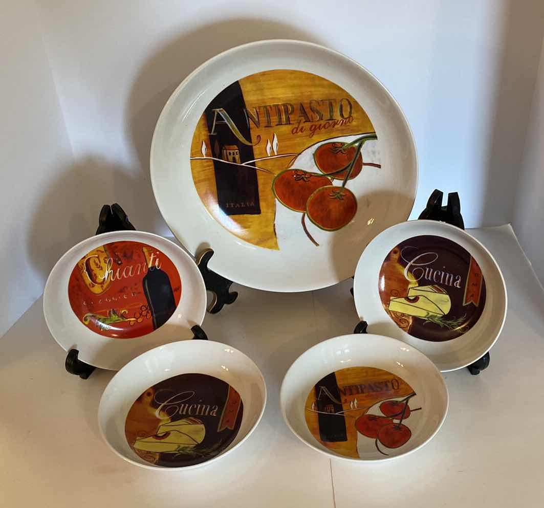 Photo 1 of CONTENTS OF KITCHEN CABINET 5 PIECE PASTA SET