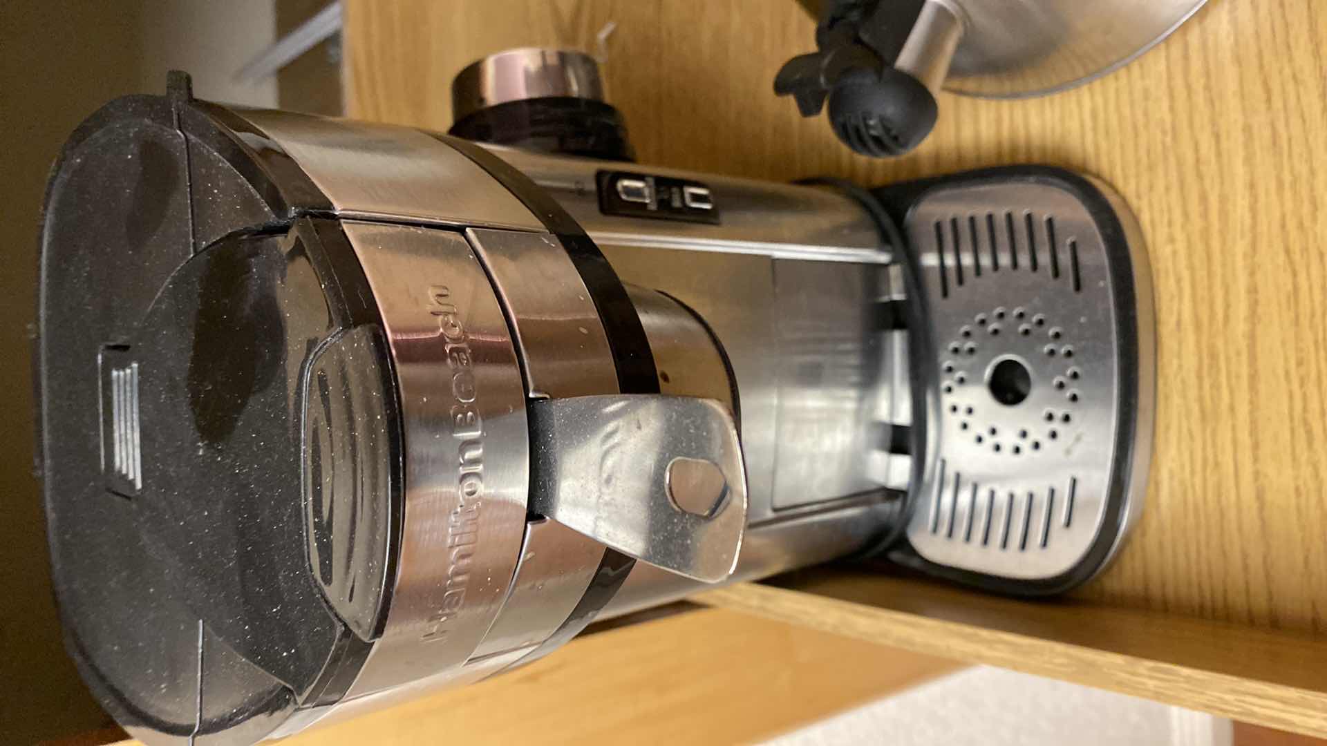 Photo 1 of CONTENTS KITCHEN CABINET HAMILTON BEACH COFFEE MAKER AND TEA KETTLE