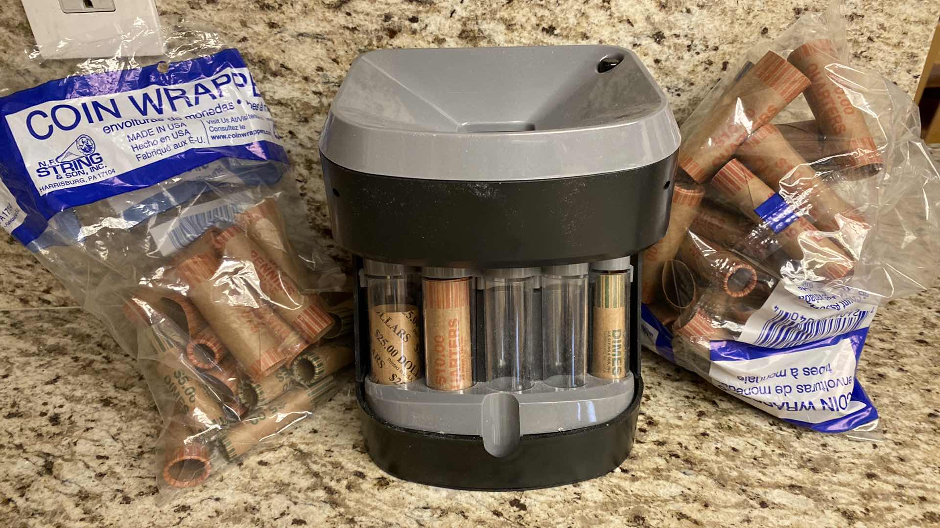 Photo 1 of BATTERY POWERED COIN COUNTER AND WRAPPERS