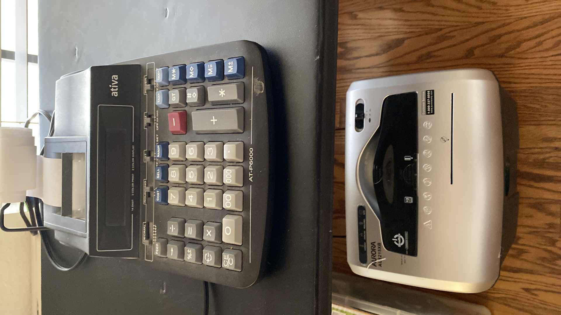 Photo 1 of ADDING MACHINE AND SHREDDER