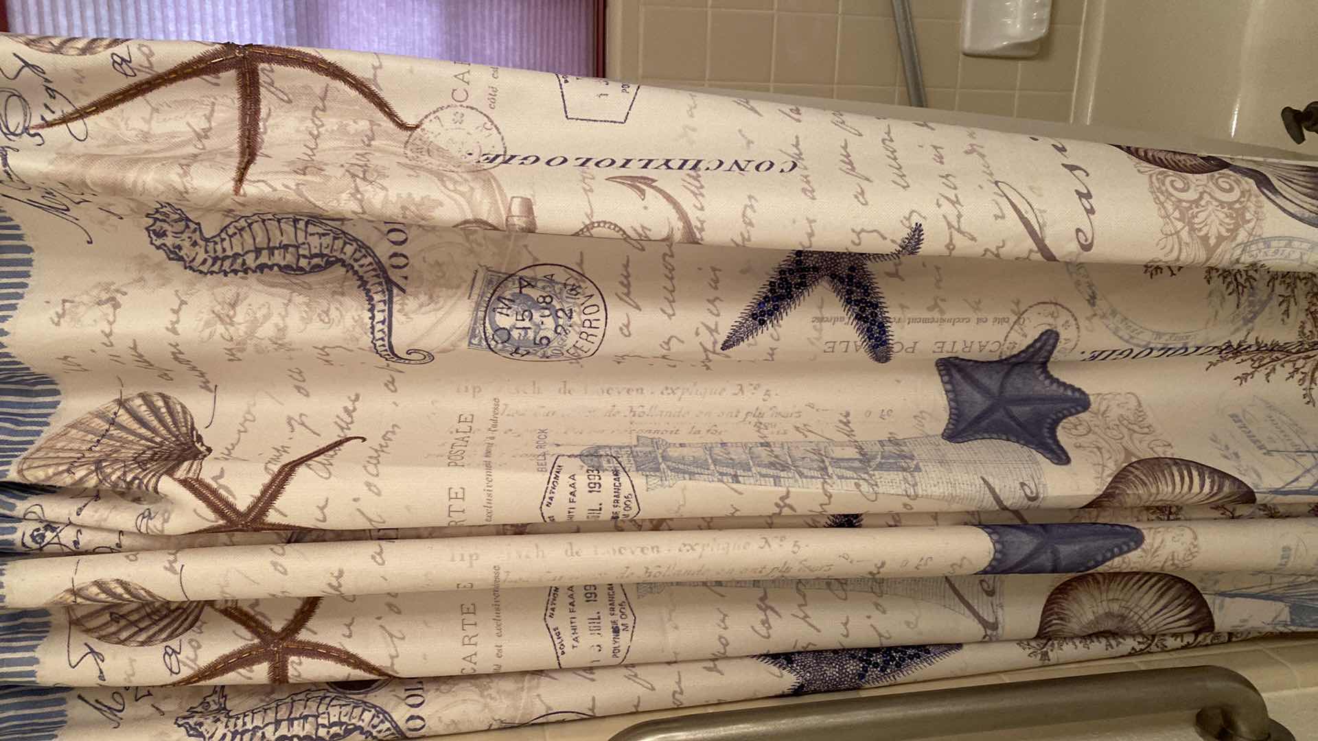 Photo 1 of BEACH BATHROOM ACCESSORIES AND BATHROOM ITEMS - TOTE NOT INCLUDED BRING BOX