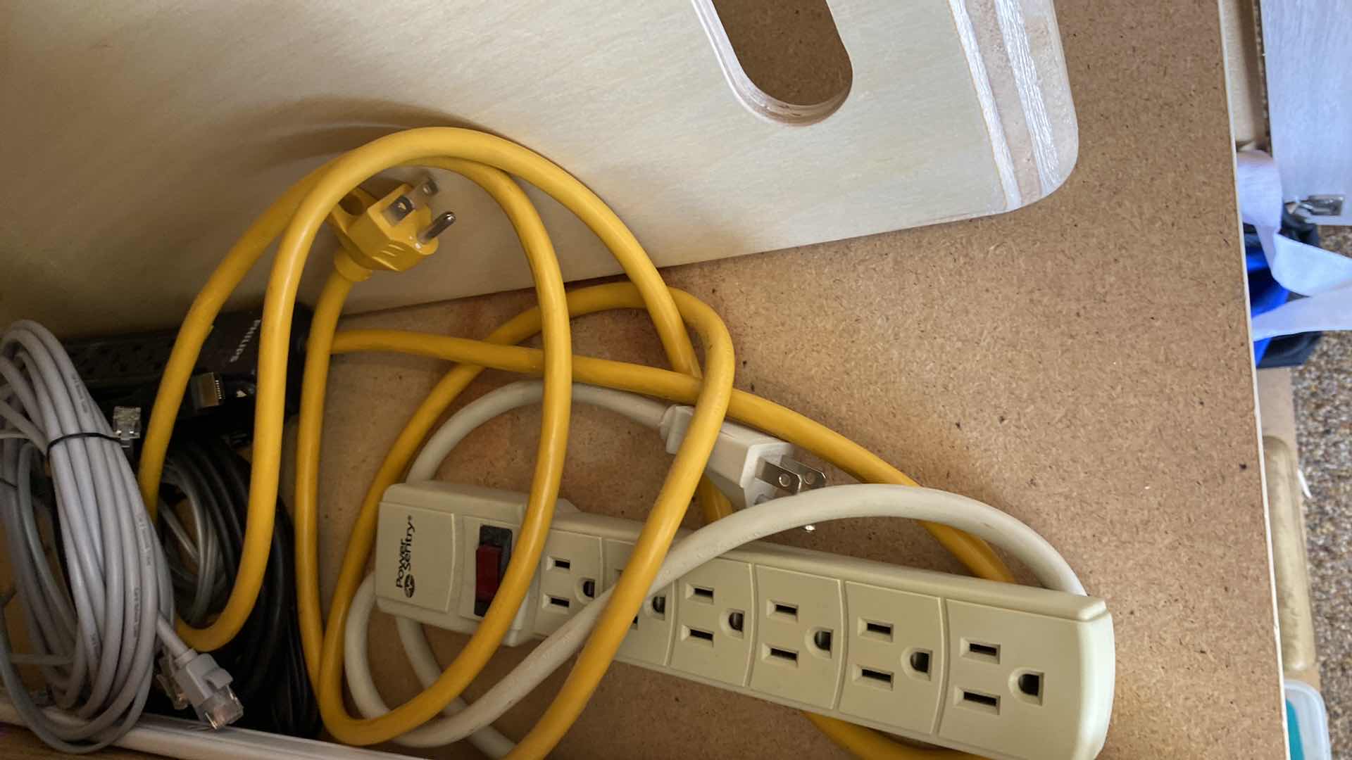 Photo 1 of CONTENTS OF CABINET TOOLS AND FISHING TACKLE