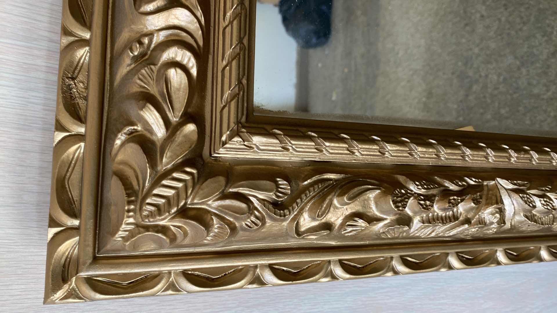 Photo 3 of RESIN FRAMED ORNATE MIRROR 35” x 50”