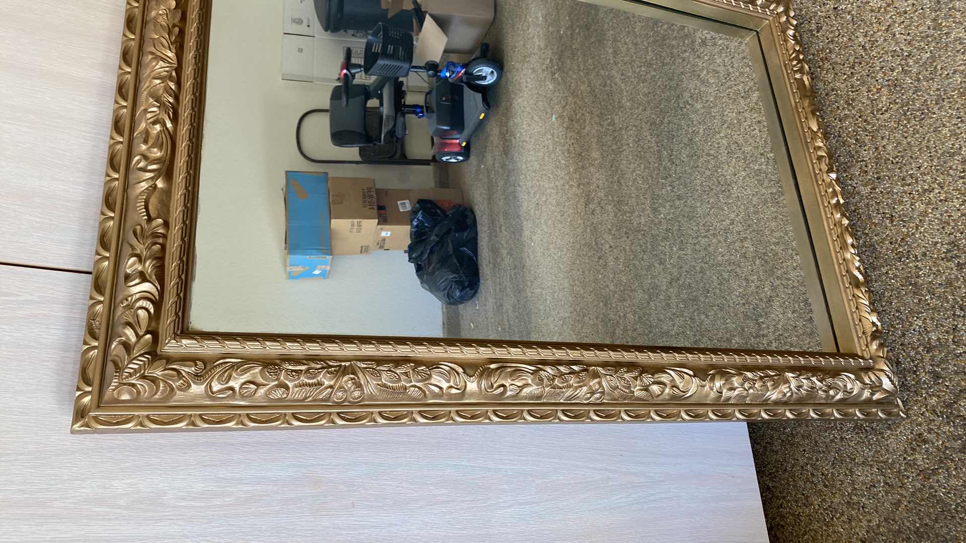 Photo 1 of RESIN FRAMED ORNATE MIRROR 35” x 50”