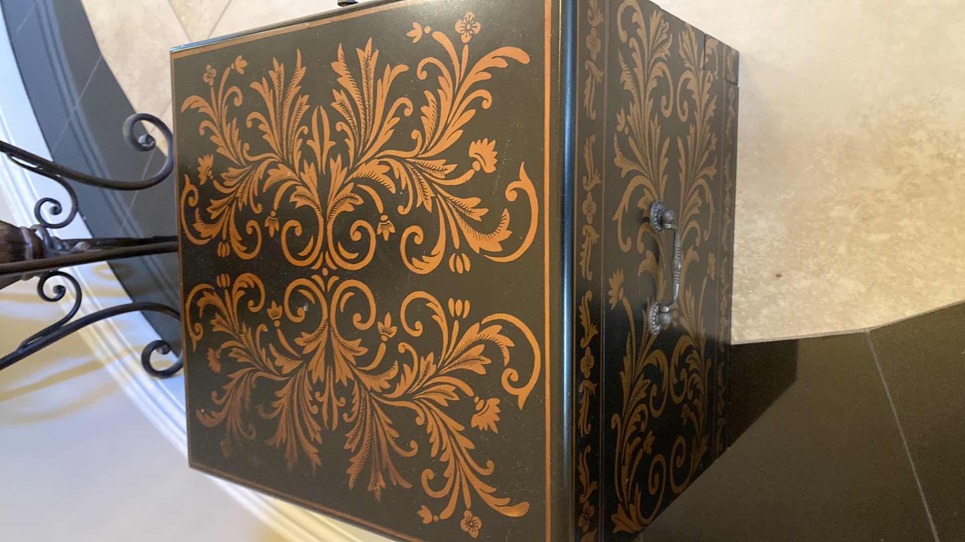 Photo 1 of TUSCAN STYLE WOOD BOX DECOR WITH  STORAGE 16“ x 16“ H 14 “