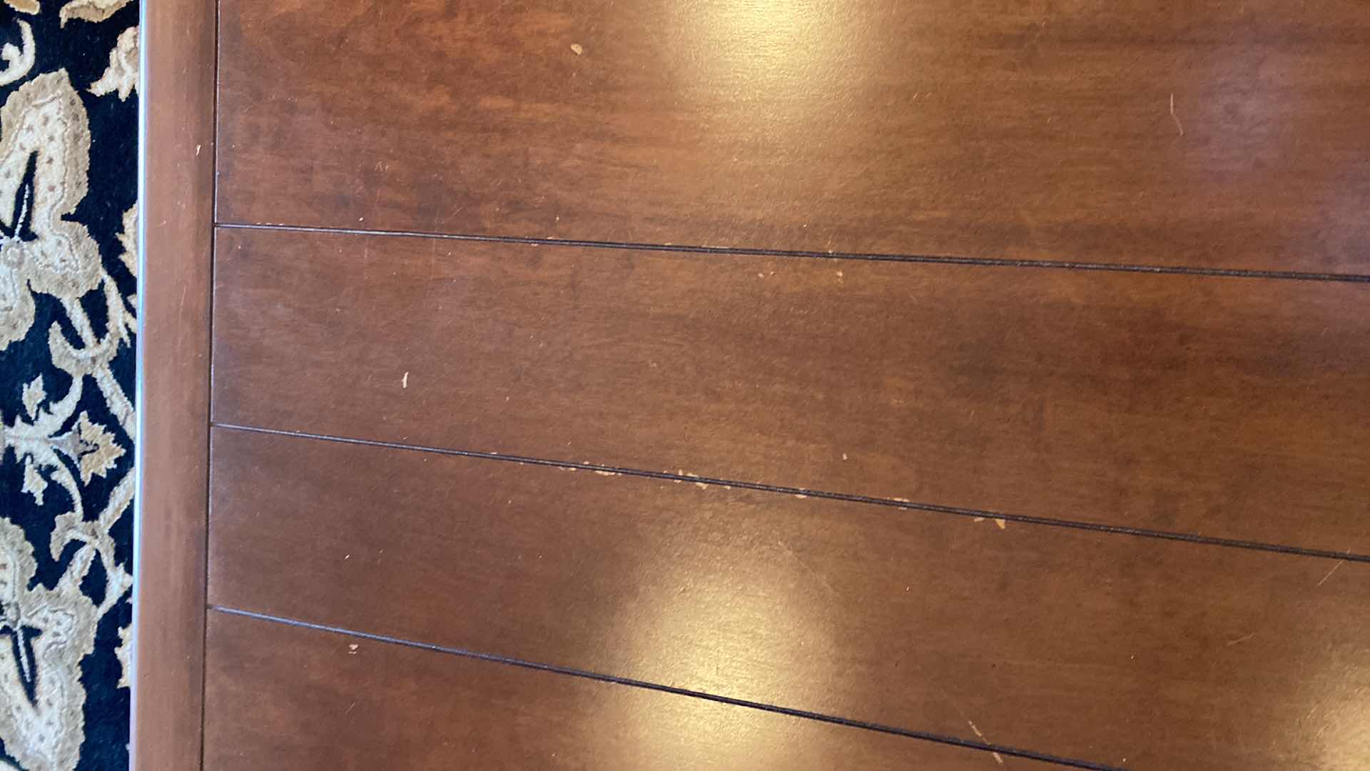 Photo 1 of WOOD COCKTAIL TABLE ( DECOR NOT INCLUDED) 45” x 59”