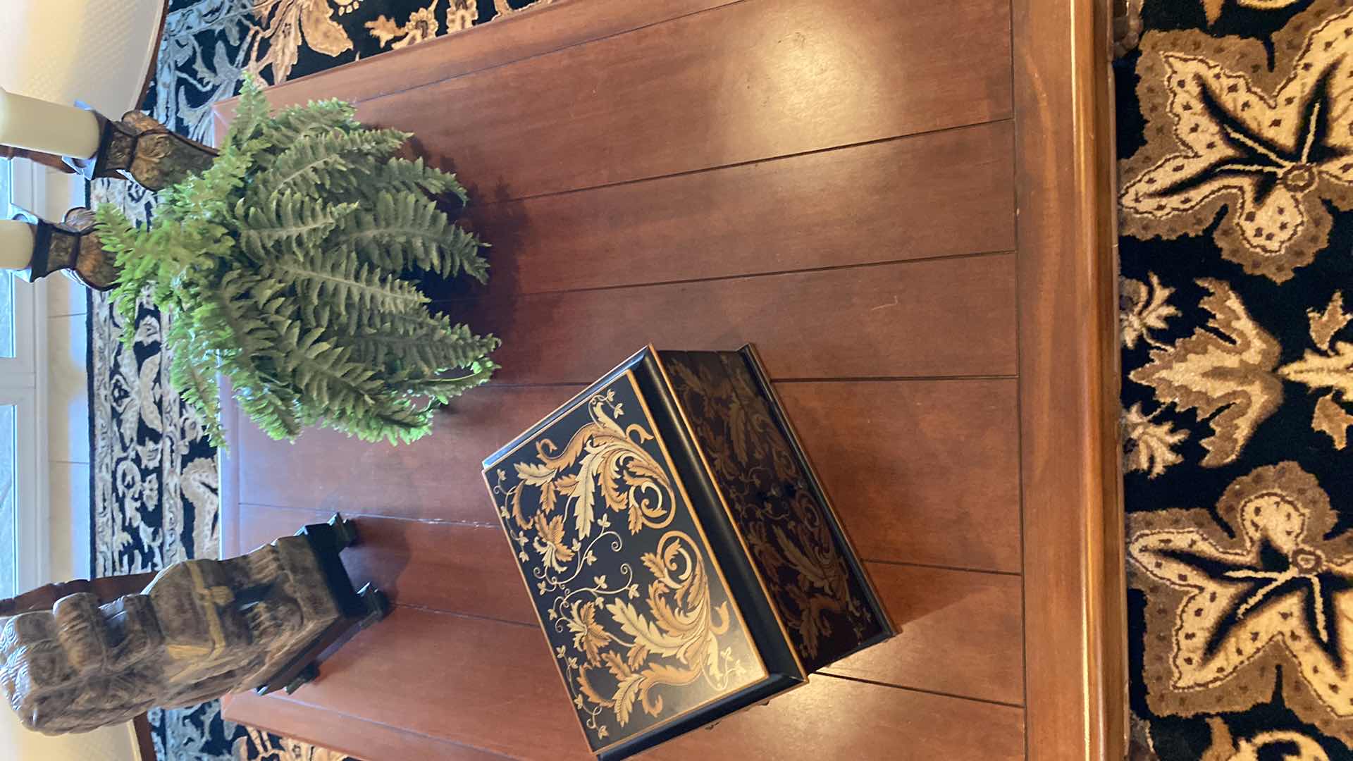 Photo 1 of WOOD COCKTAIL TABLE ( DECOR NOT INCLUDED) 45” x 59”