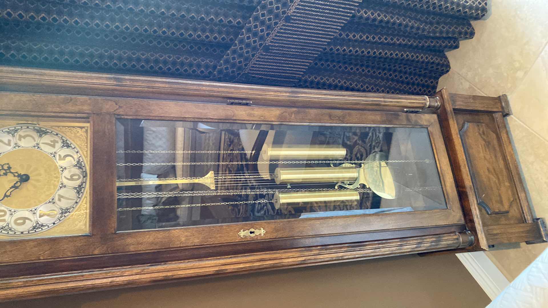 Photo 1 of RIDGEWAY GRANDFATHER CLOCK 21 1/2“ x 12“ H 81”