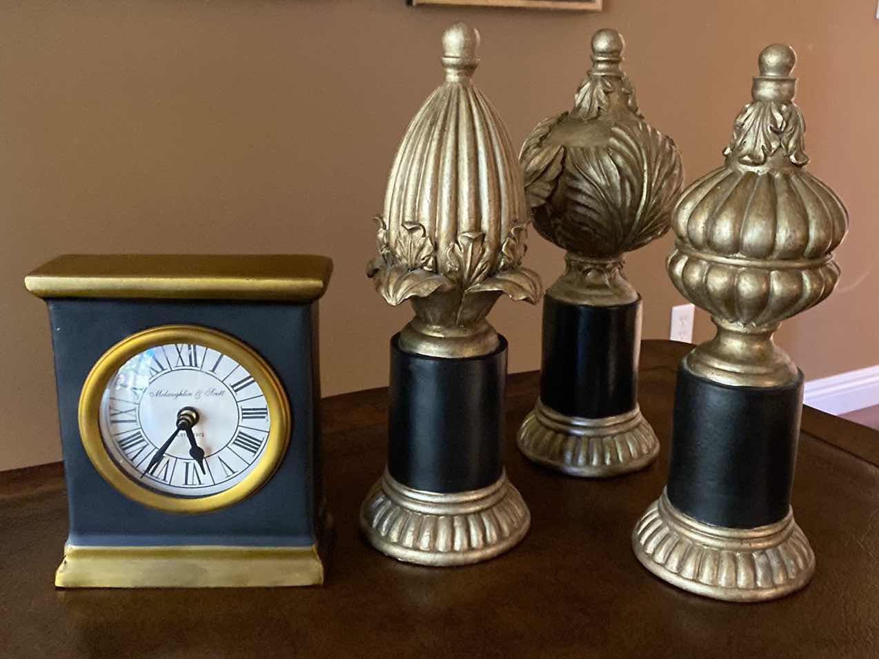 Photo 1 of 3 CORBELS H 12” AND DESK CLOCK 6” x 7”