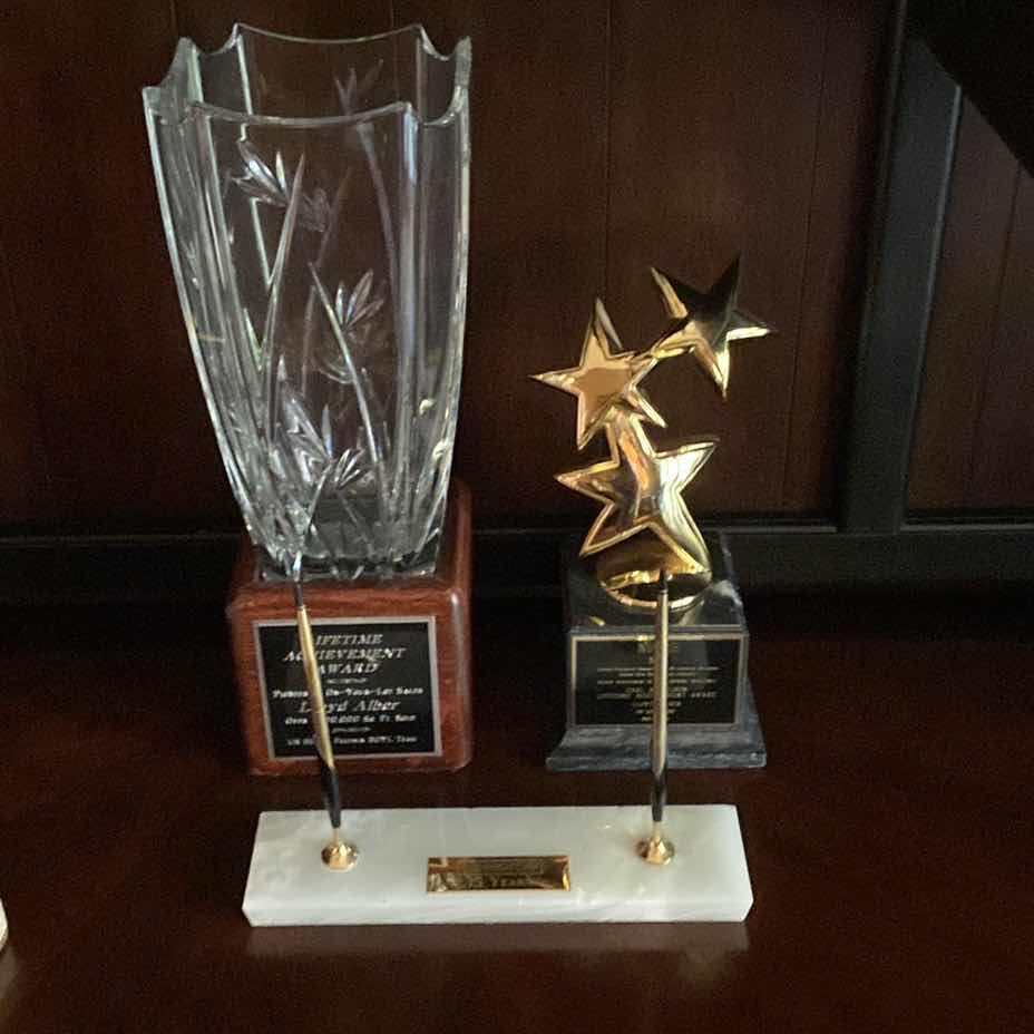 Photo 1 of TROPHYS COLLECTION LARGEST 17” VASE IS REMOVEABLE