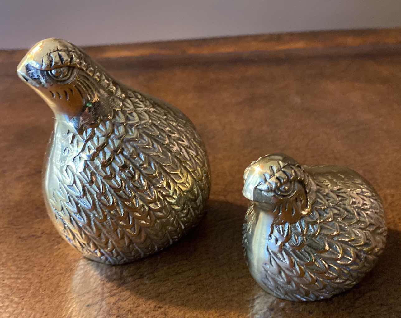 Photo 1 of BRASS QUAIL LARGEST H 4”