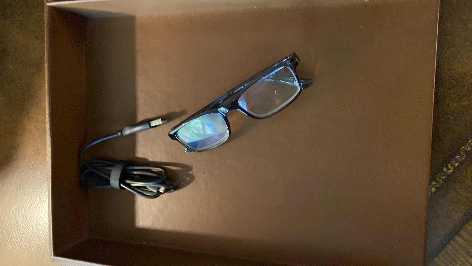 Photo 4 of FAUX LEATHER BOX 16” x 9” & DESK ACCESSORIES