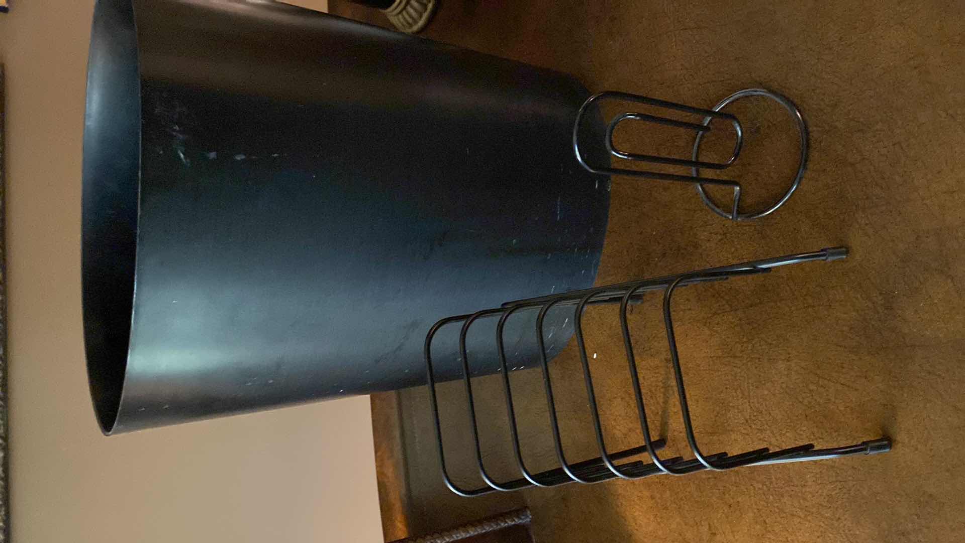 Photo 3 of FAUX LEATHER BOX 16” x 9” & DESK ACCESSORIES