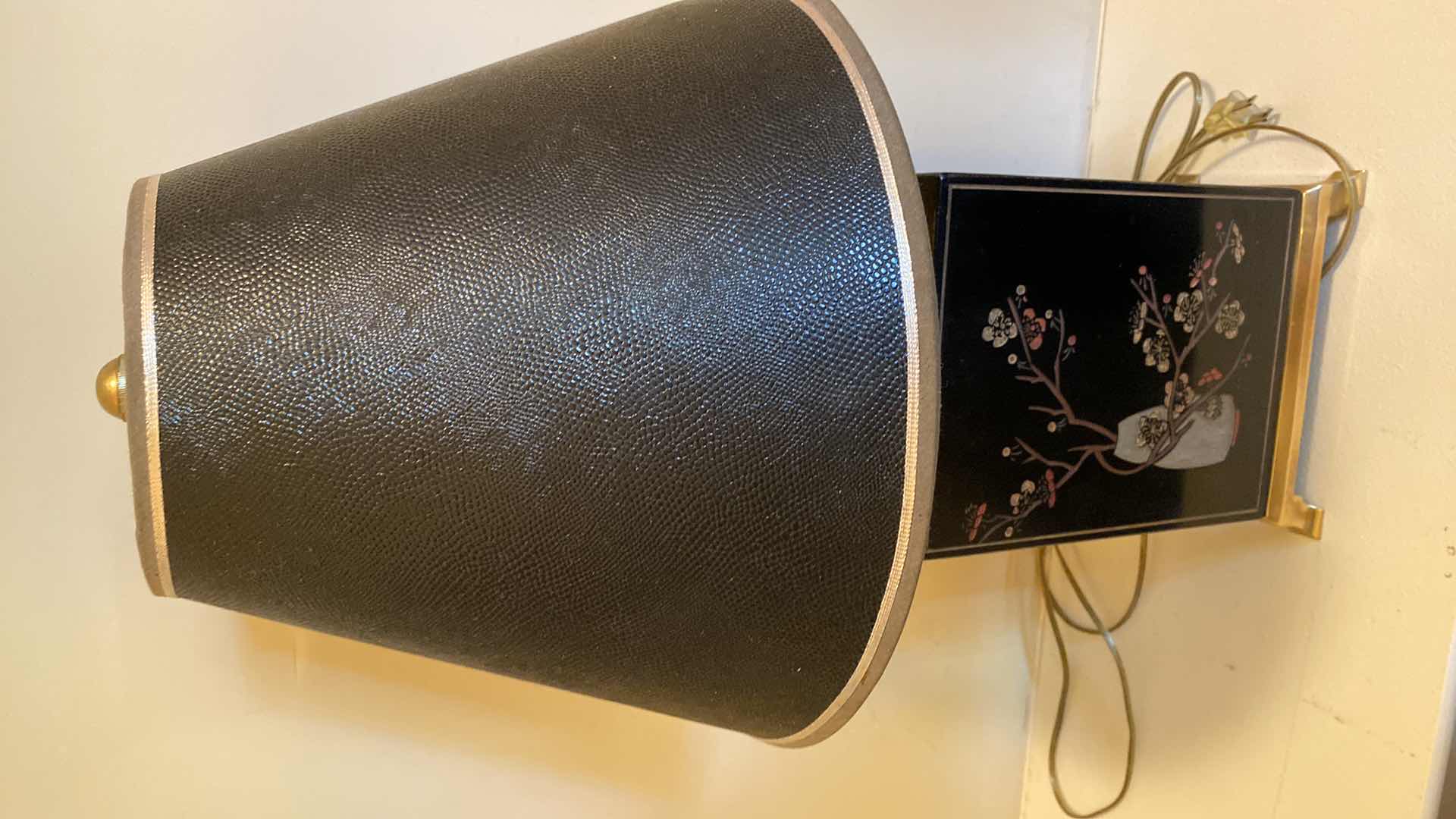 Photo 1 of TABLE LAMP (no light bulb) H 24”