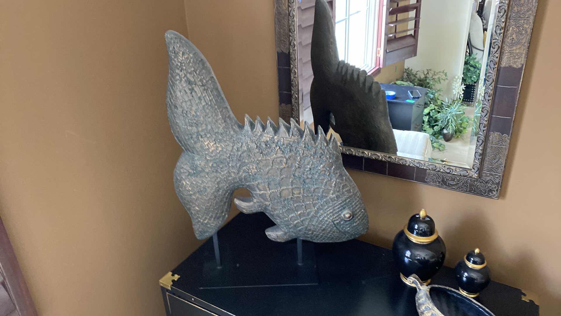 Photo 1 of KOI FISH STATUE 22” x 30”