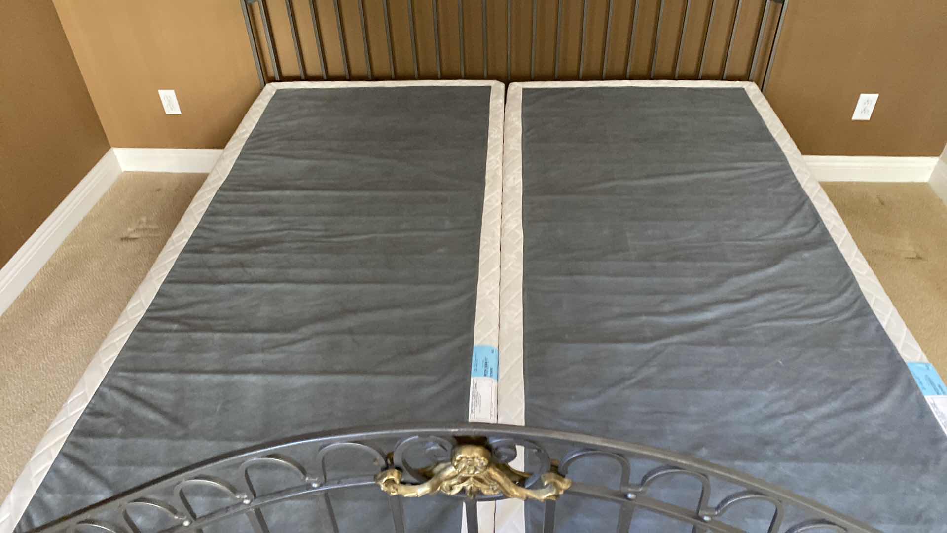 Photo 1 of PAIR OF CAL KING BOX SPRINGS