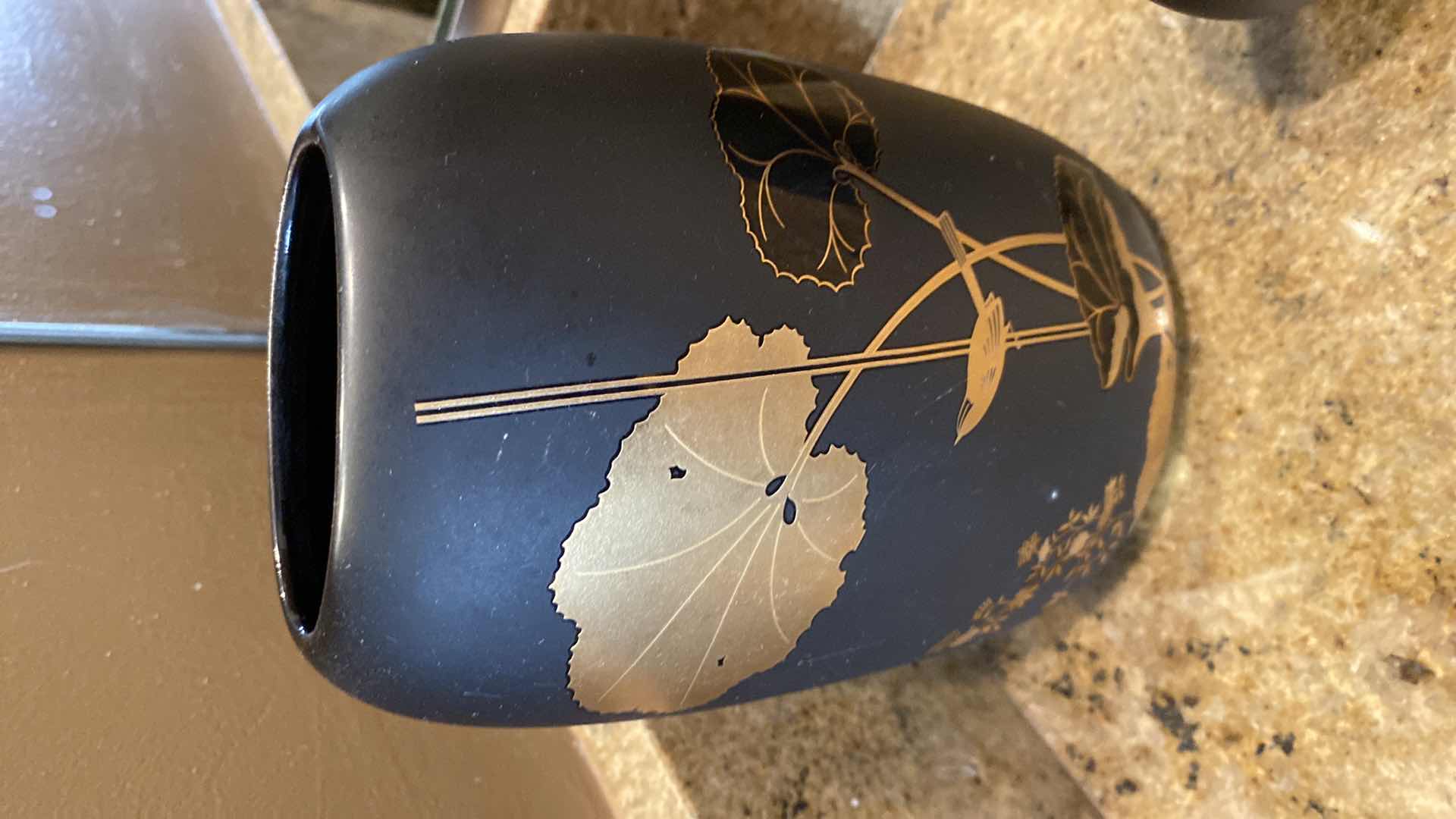 Photo 1 of PAIR OF ASIAN VASES TALLEST H 7 1/2”