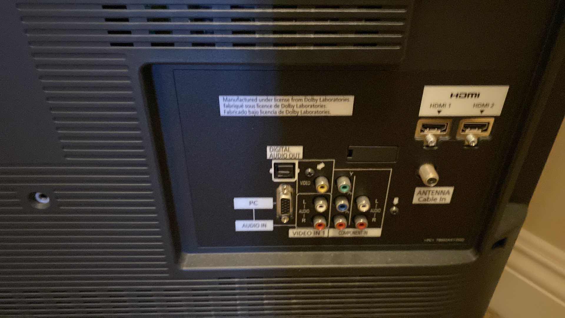 Photo 1 of PANASONIC 37” TV - NO REMOTE