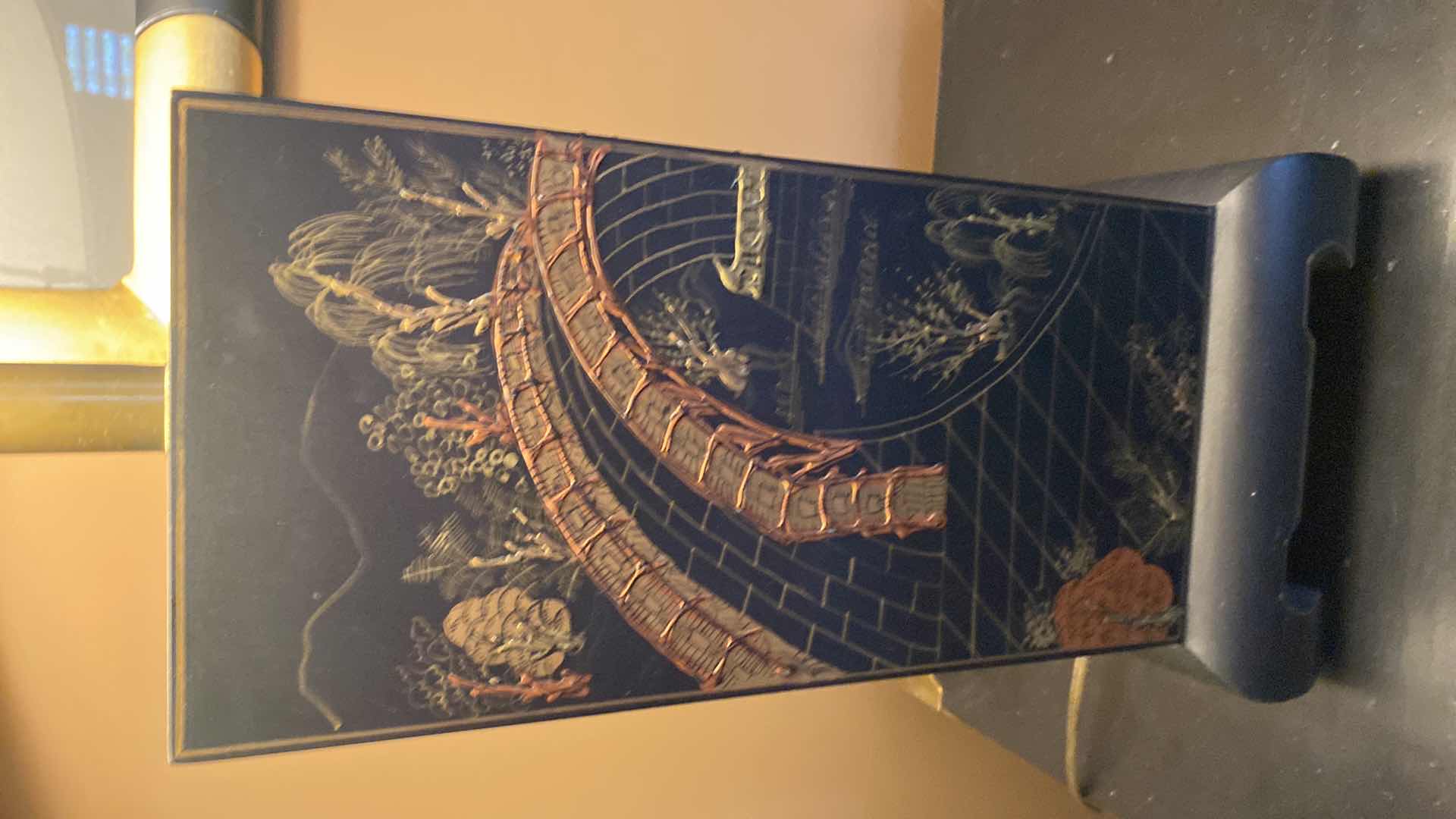 Photo 1 of ASIAN INSPIRED TABLE LAMP H 30”