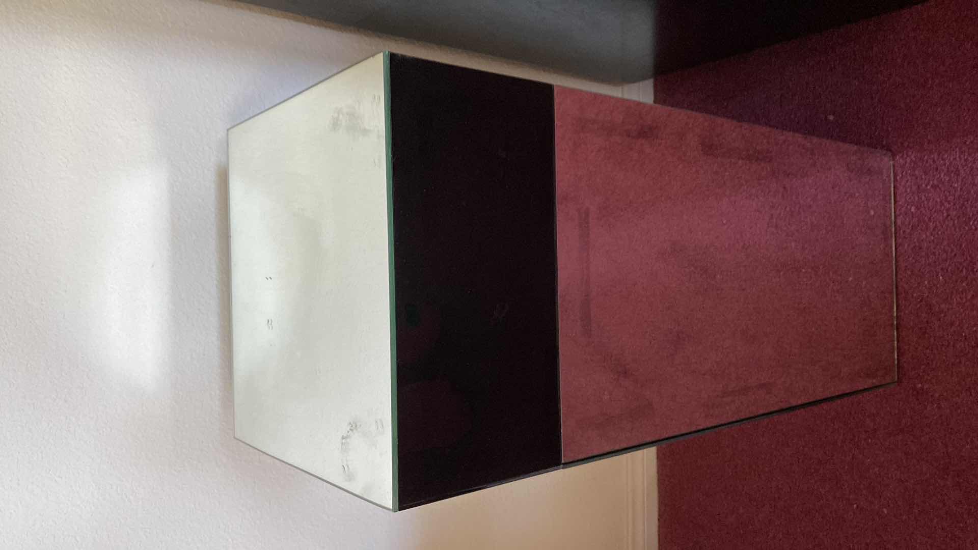 Photo 1 of BLACK GLOSS AND MIRRORED PEDESTAL 12“ x 12“ H 30”