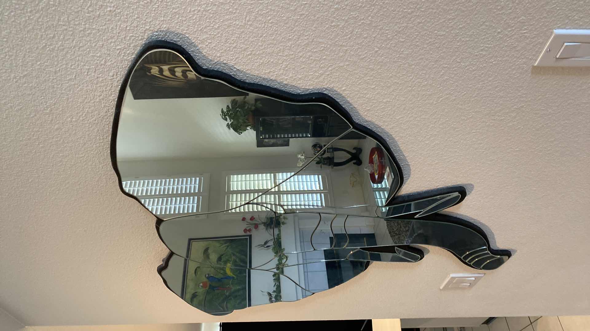 Photo 1 of ELEPHANT MIRROR WALL DECOR 46“ x 41“