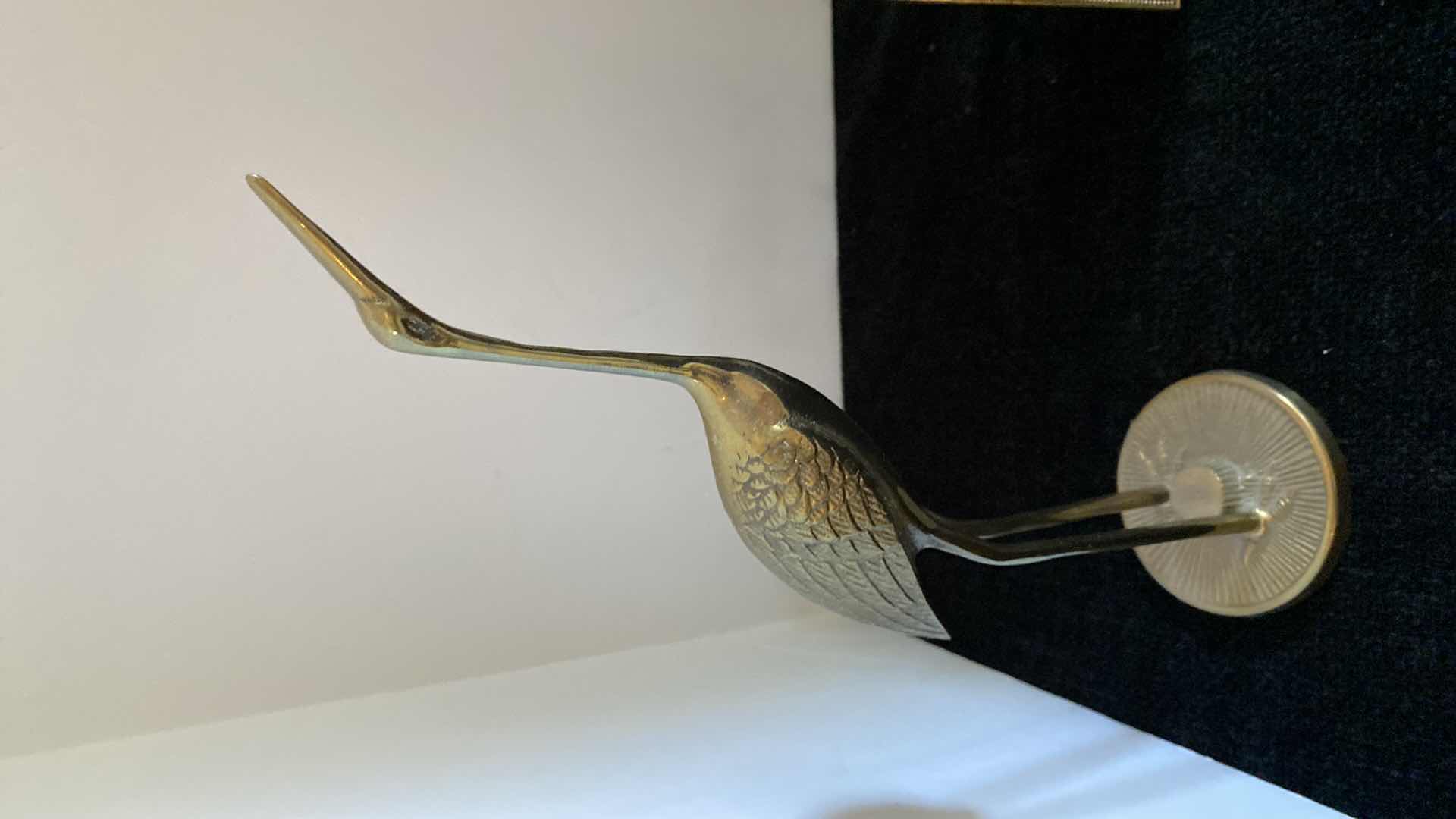 Photo 1 of BRASS CRANES TALLEST 12 1/2”