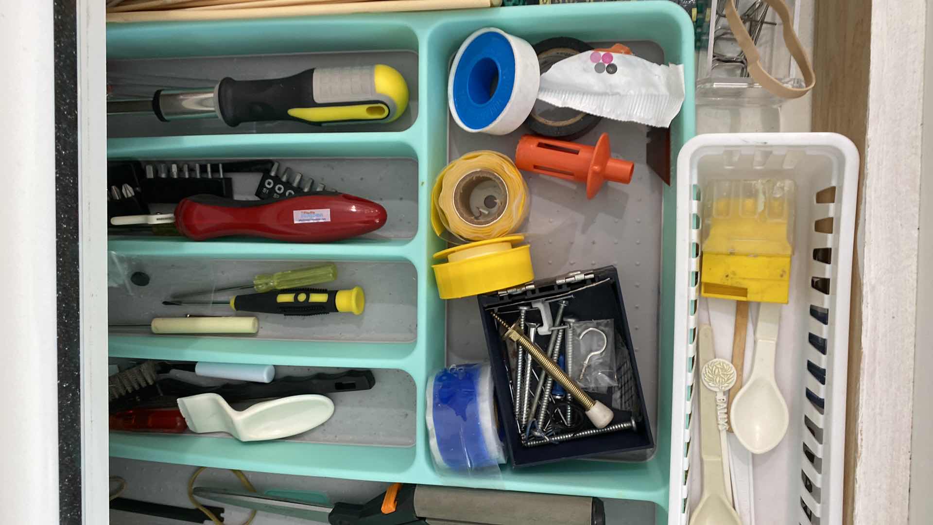 Photo 1 of CONTENTS OF KITCHEN 2 DRAWERS - COOKING UTENSILS
