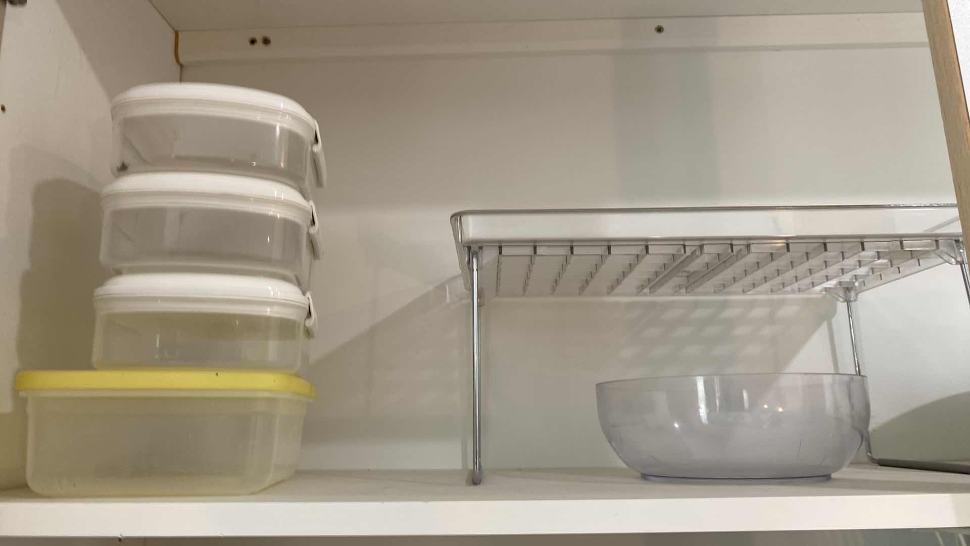 Photo 1 of CONTENTS OF KITCHEN CABINET - ASSORTED DISHES GLASSES AND MORE