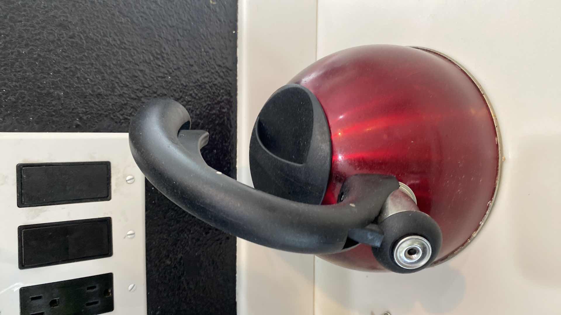 Photo 1 of CUISINART CAN OPENER & RED TEA KETTLE