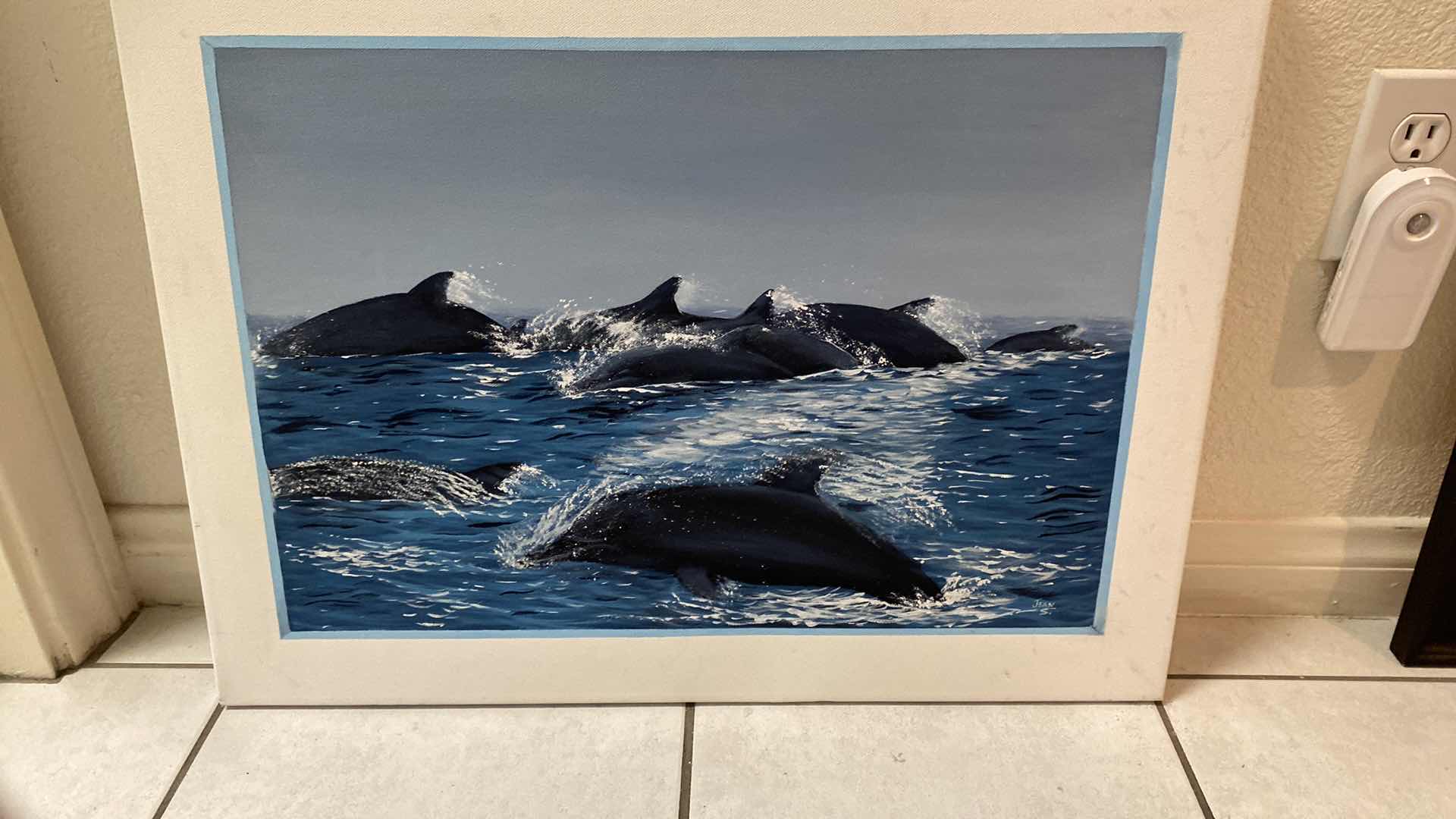 Photo 1 of ASSORTED SEA LIFE ARTWORK LARGEST 24” x 18”