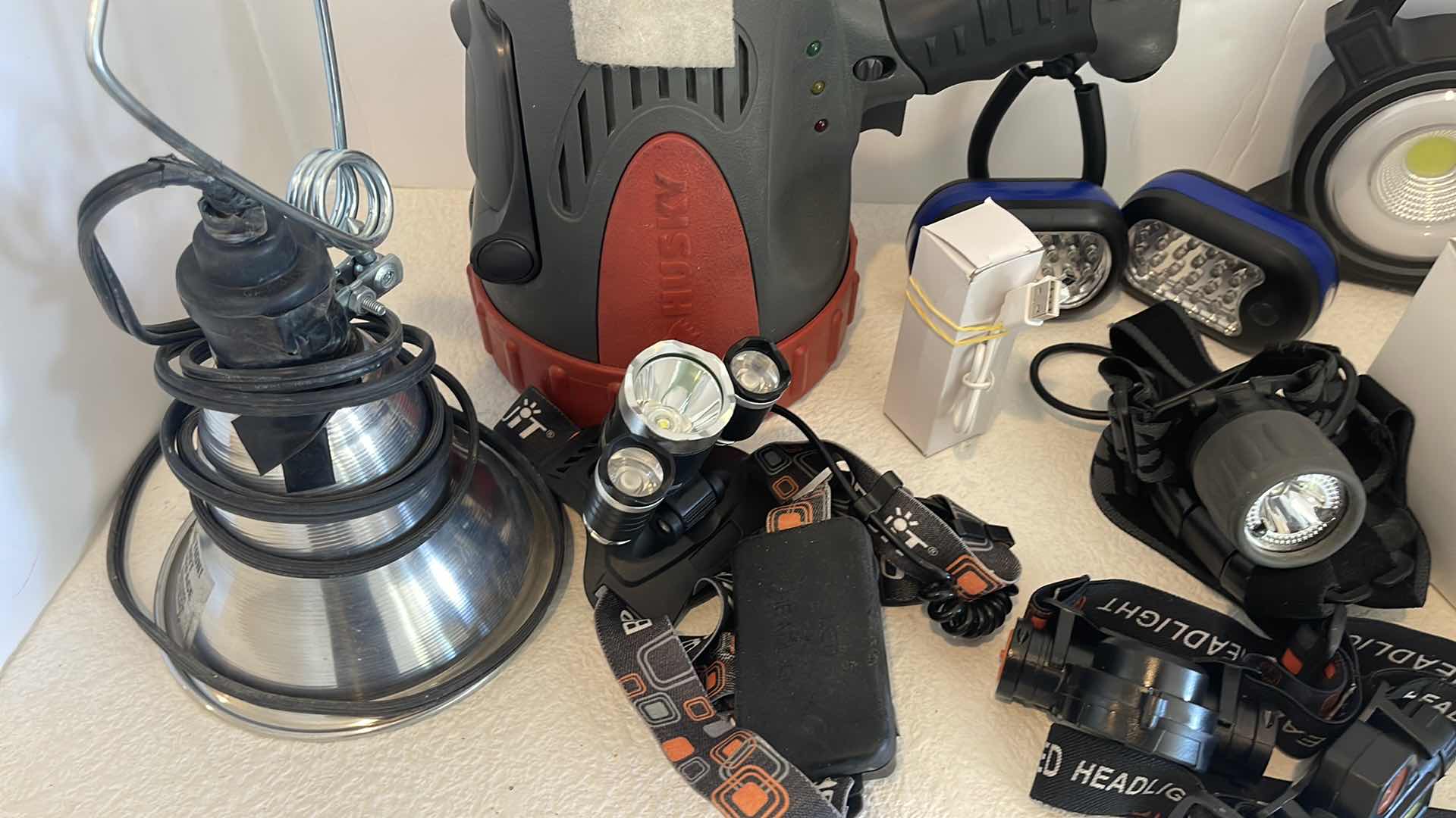 Photo 1 of ASSORTED FLASHLIGHTS AND HEAD LAMPS