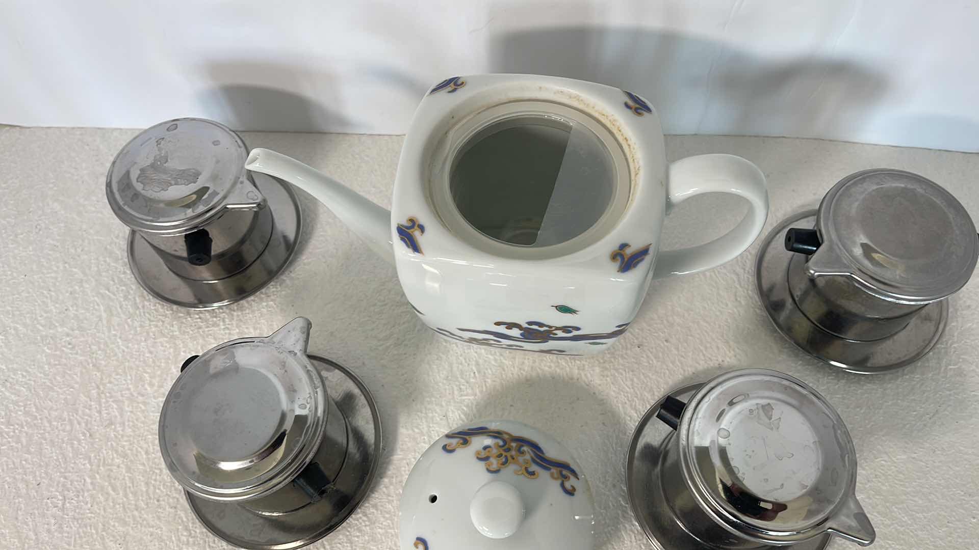 Photo 1 of ASSORTED TEA DECANTERS