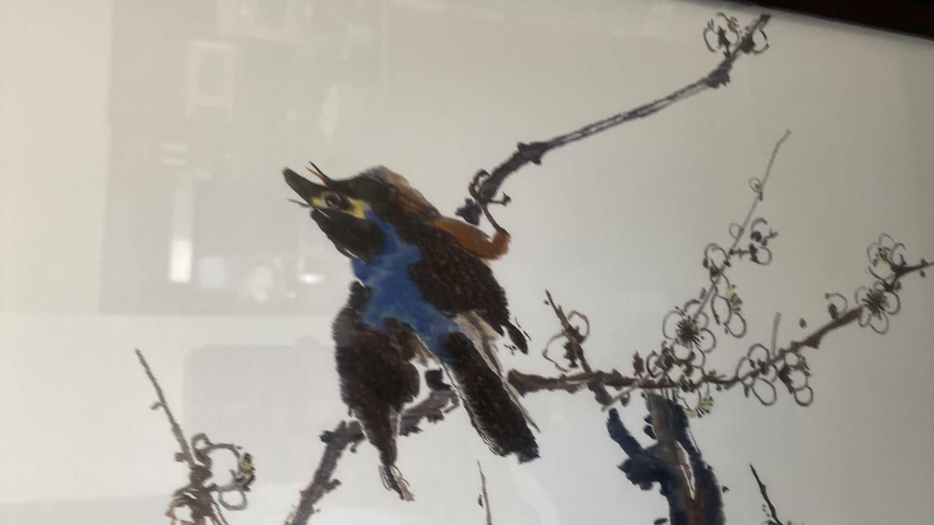 Photo 1 of ASIAN BIRD ART 13” x 28”