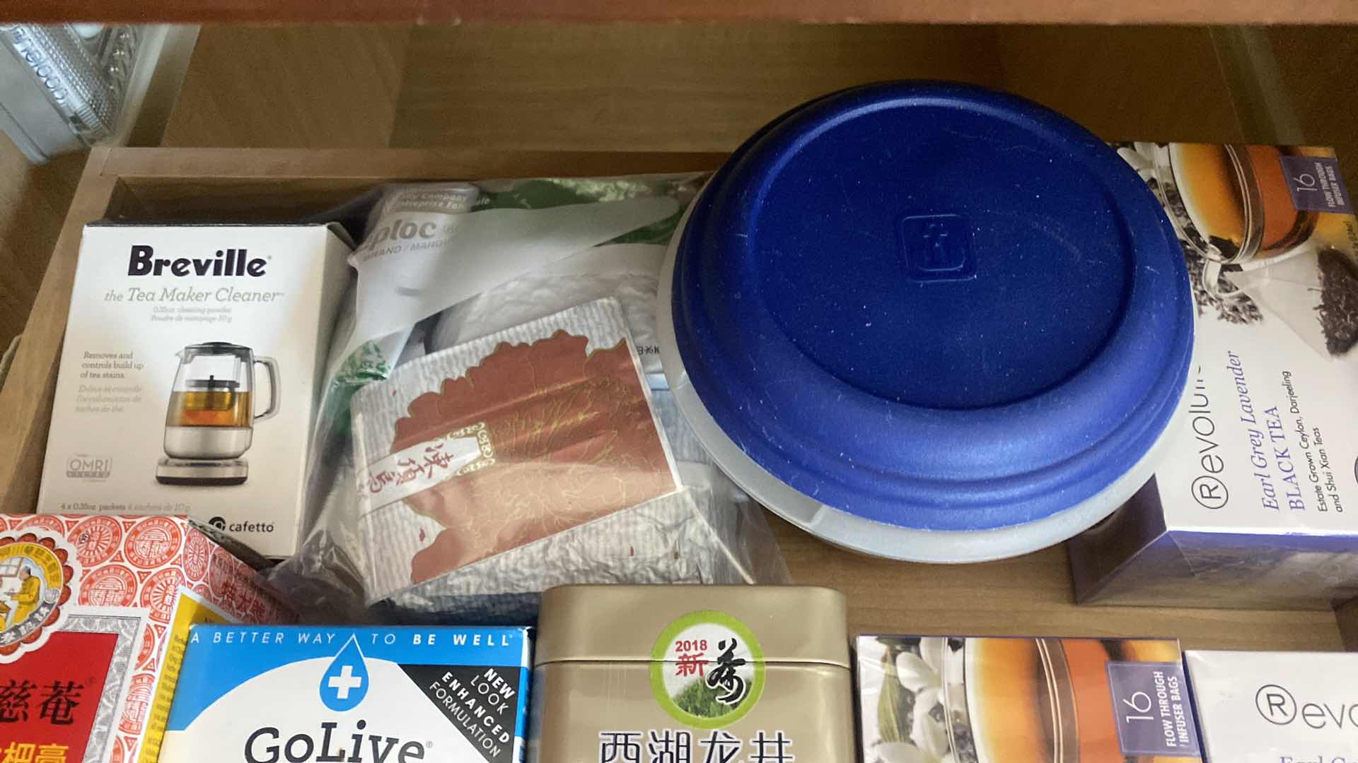 Photo 1 of BAR CONTENTS IN DRAWER - TEA