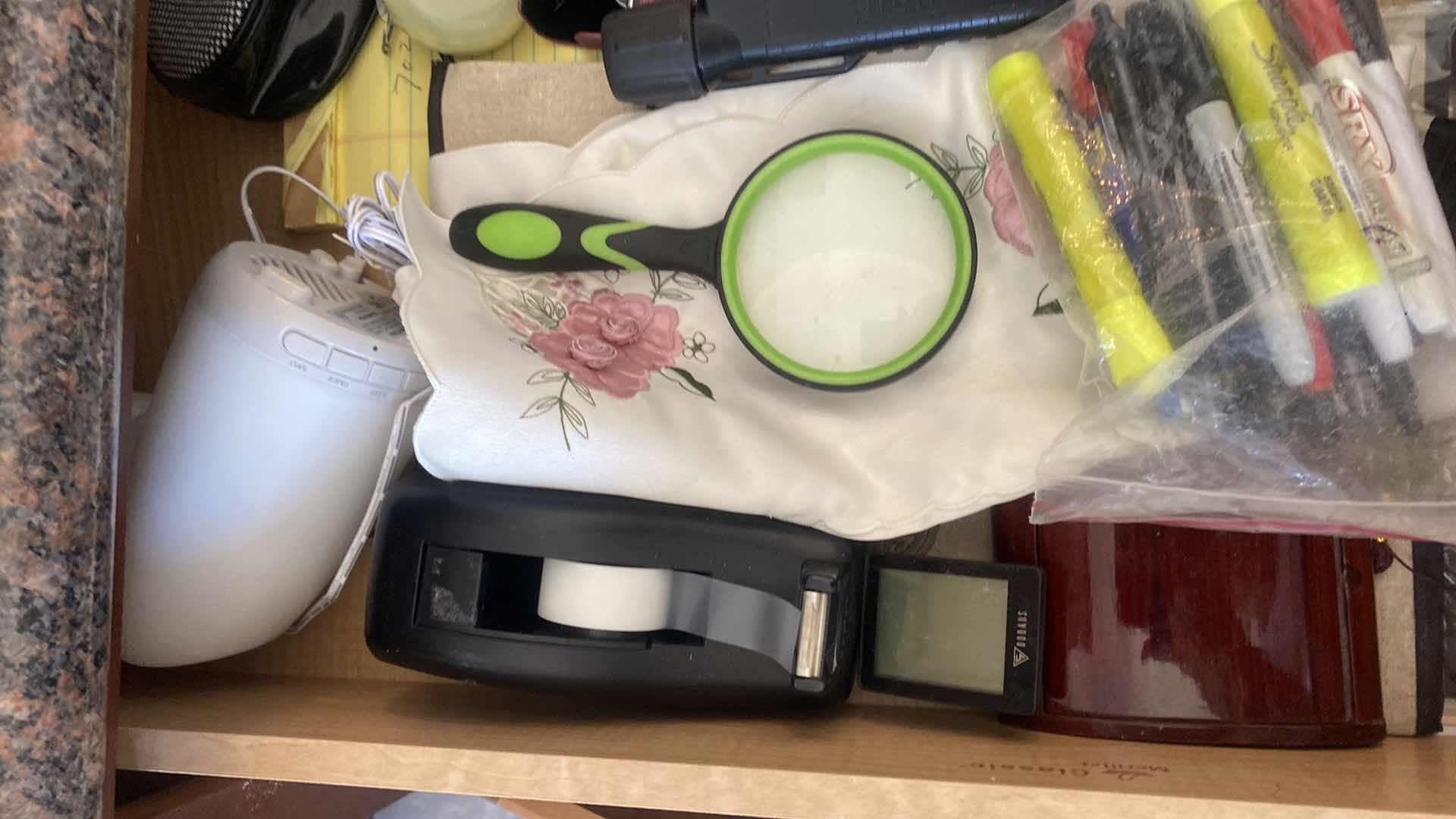 Photo 1 of CONTENTS KITCHEN CABINET- DRAWER OFFICE MAGNIFIERS & MORE