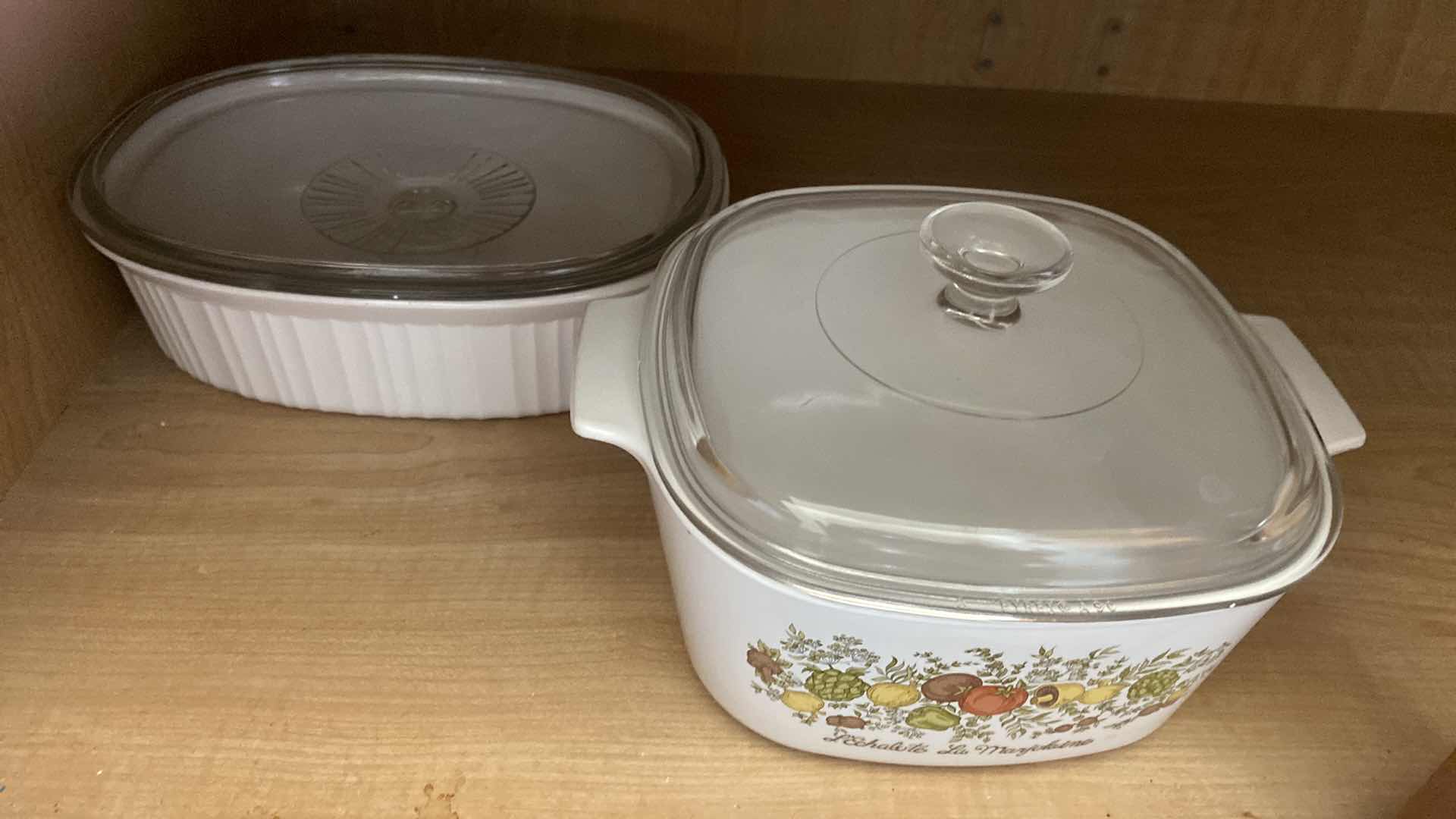Photo 1 of CONTENTS KITCHEN CABINET- 
CORNINGWARE