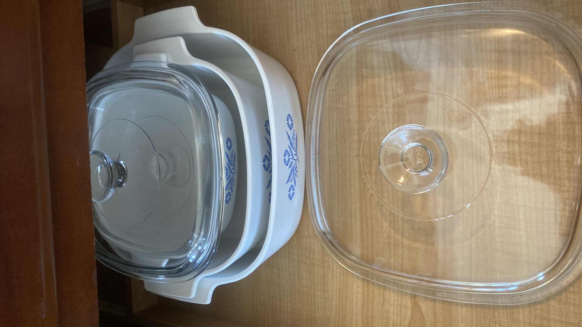 Photo 1 of CONTENTS KITCHEN CABINET- CORNINGWARE