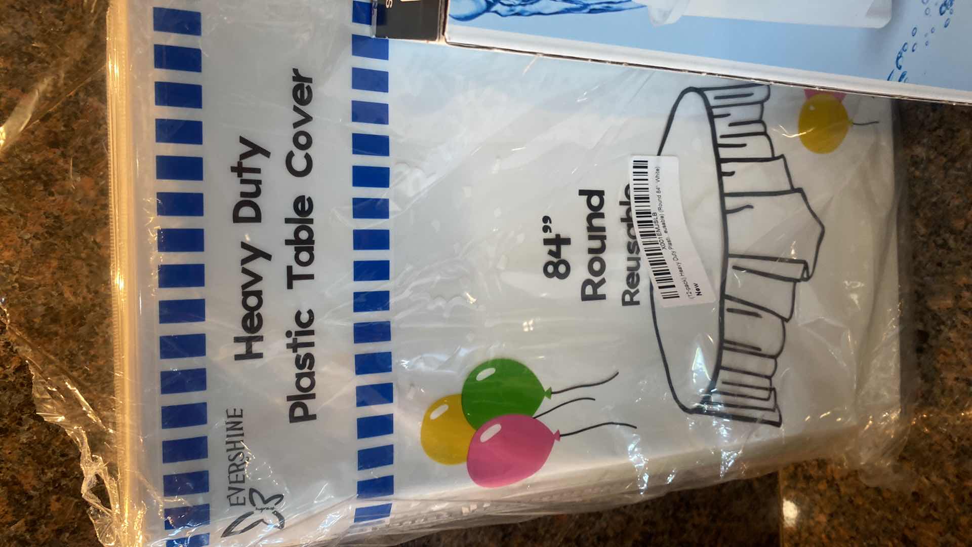 Photo 1 of BRITA & KIRKLAND WATER FILTERS AND PLASTIC TABLECLOTHS