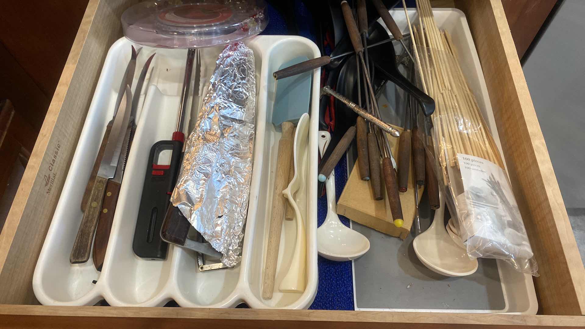 Photo 1 of CONTENTS OF KITCHEN CABINET - THE DRAWERS COOKING TOOLS